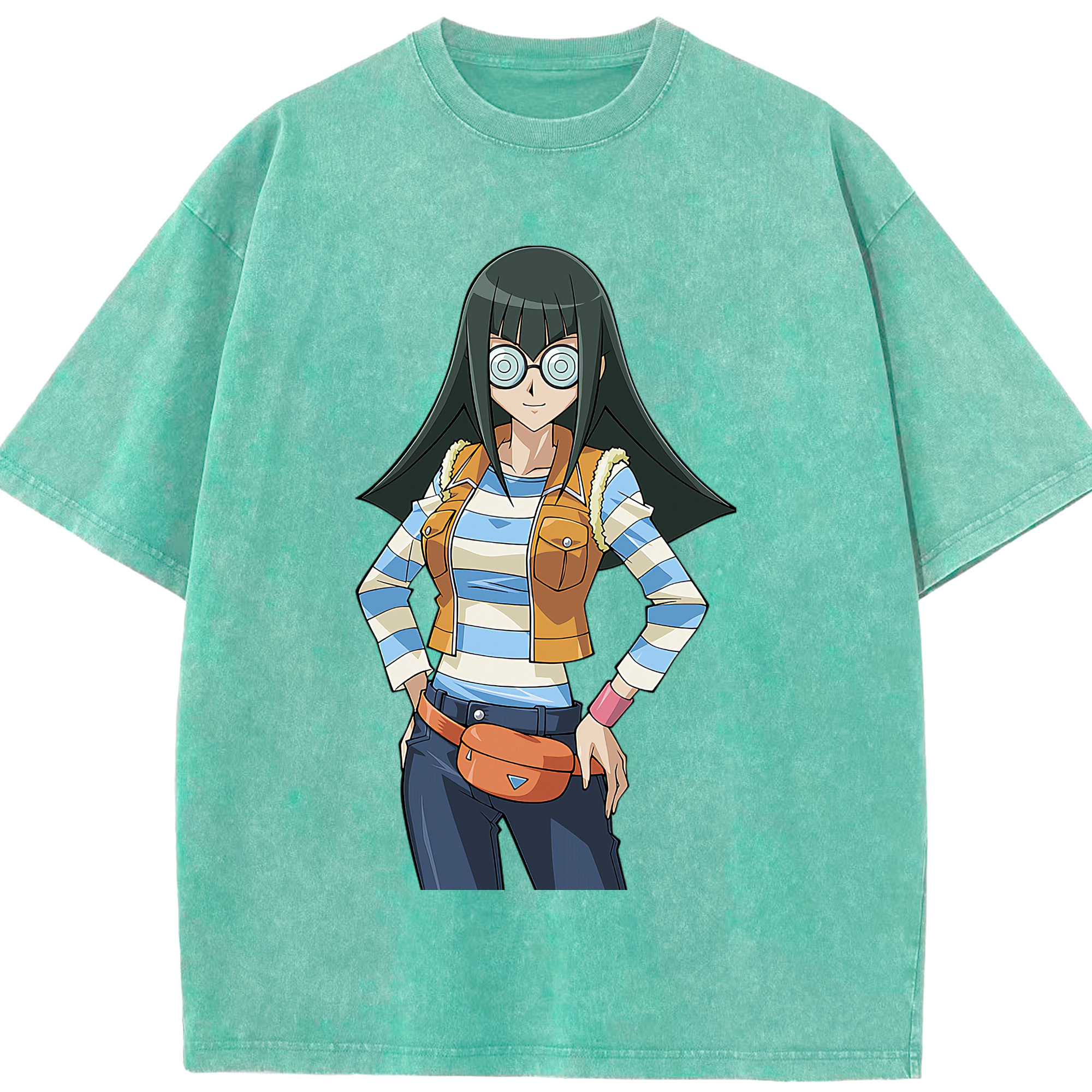 （画像用） 遊☆戯☆王 Yu-Gi-Oh! 綿100% ヴィンテージ風 半袖Tシャツ（フロントプリント）